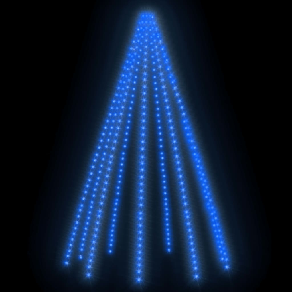 Weihnachtsbaum-Lichternetz mit 400 LEDs Blau 400 cm