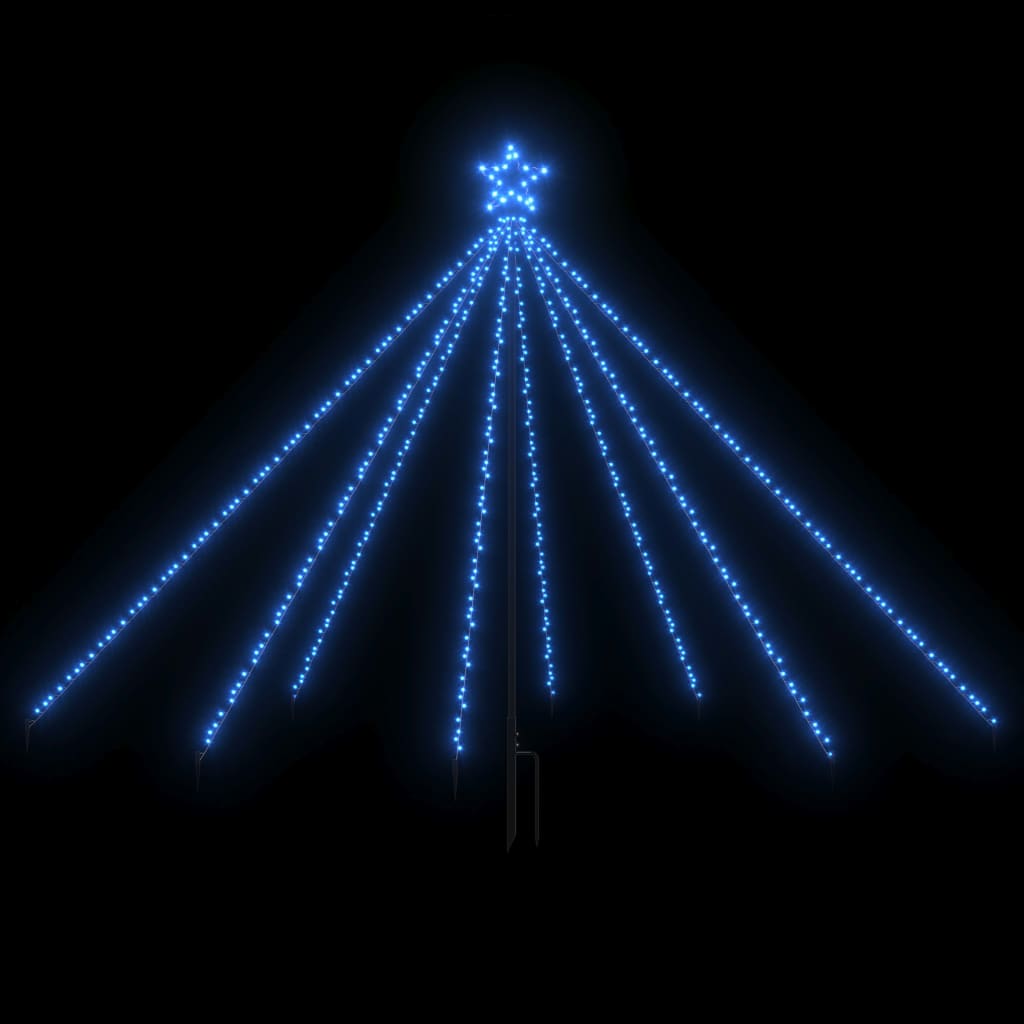 Weihnachtsbaum-Lichterketten Indoor Outdoor 400 LEDs Blau 2,5 m