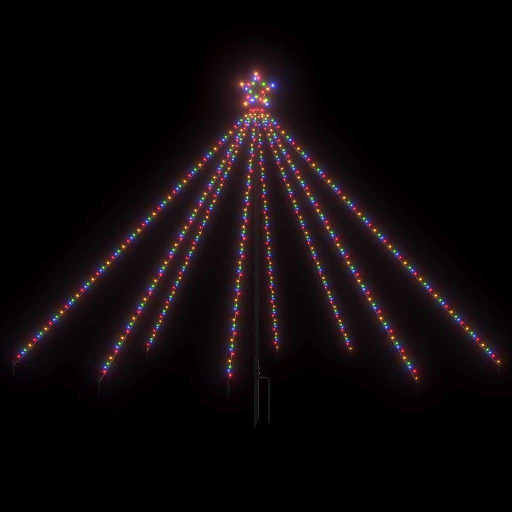 Weihnachtsbaum-Lichterketten Indoor Outdoor 400 LEDs Bunt 2,5 m