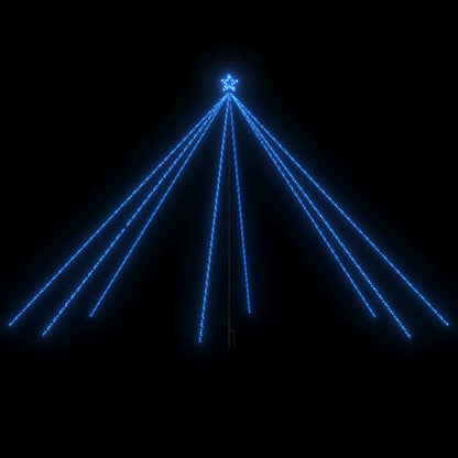 Weihnachtsbaum-Lichterketten Indoor Outdoor 800 LEDs Blau 5 m