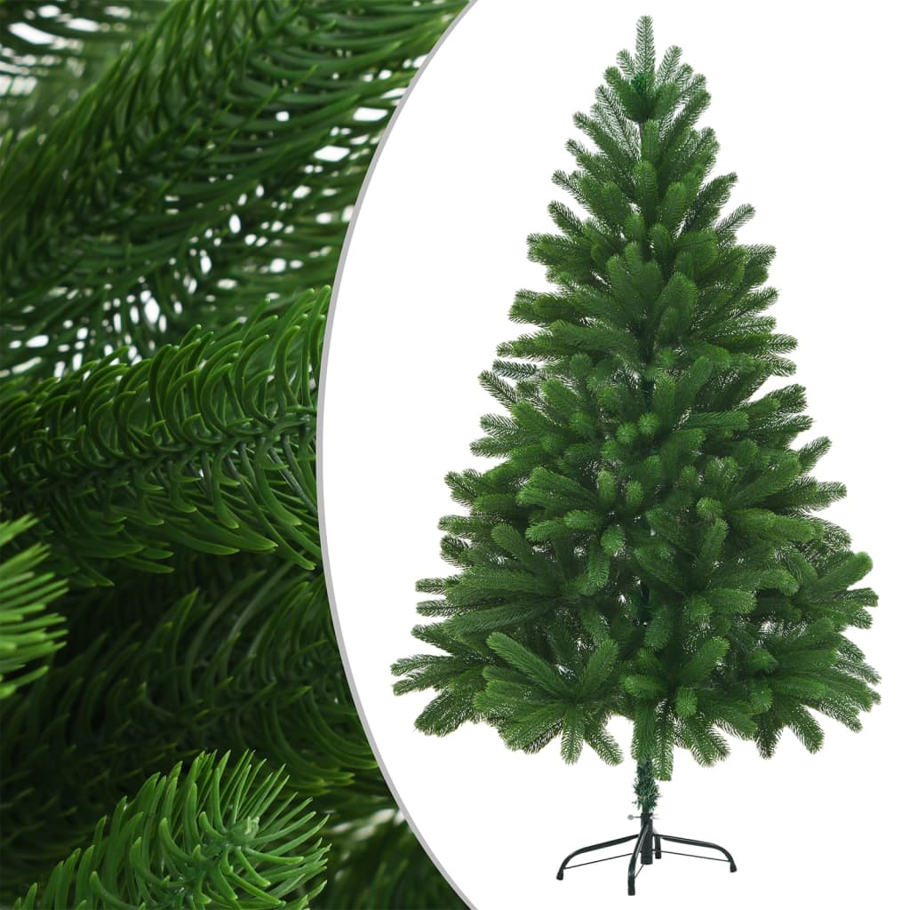 Künstlicher Weihnachtsbaum Beleuchtung & Kugeln 210 cm Grün