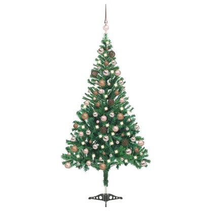 Künstlicher Weihnachtsbaum Beleuchtung Kugeln 180cm 564 Zweige