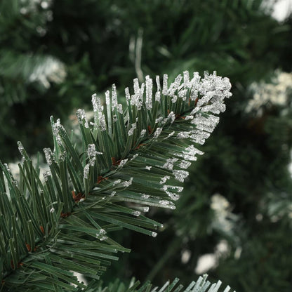 Künstlicher Weihnachtsbaum mit Beleuchtung & Kugeln 210 cm