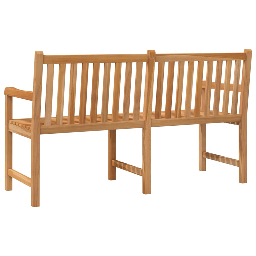 Gartenbank 150 cm Massivholz Teak