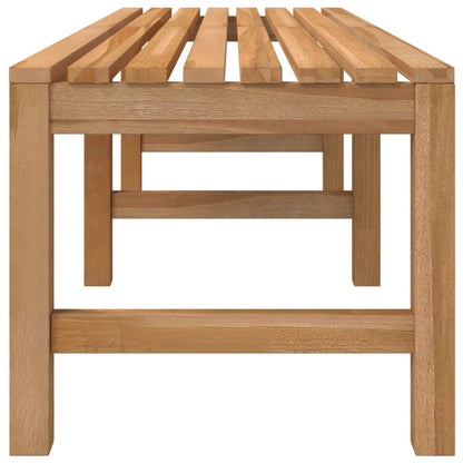 Gartenbank 150 cm Massivholz Teak