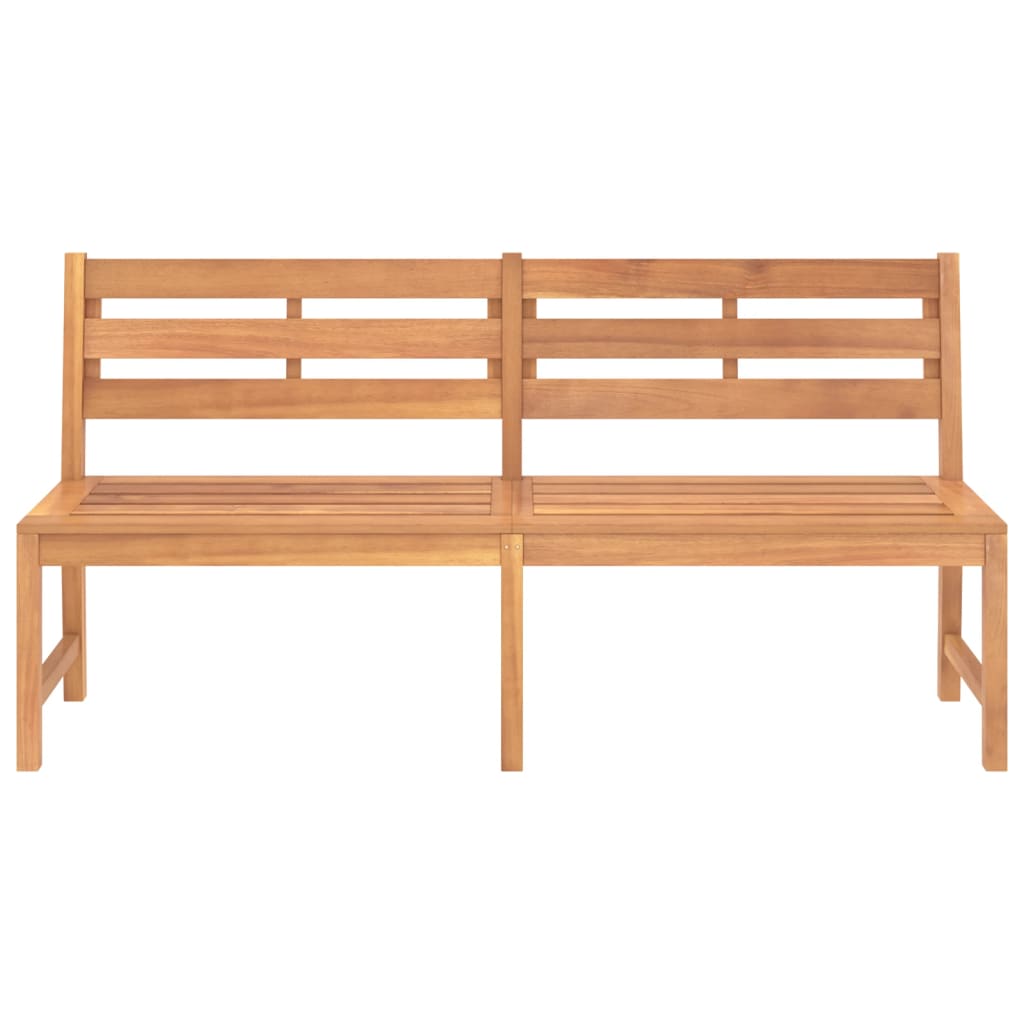 Gartenbank 180 cm Massivholz Teak