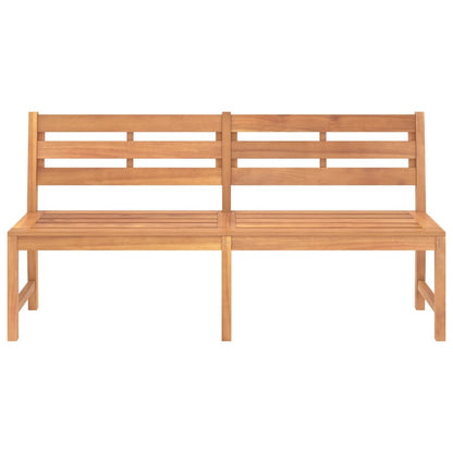 Gartenbank 180 cm Massivholz Teak