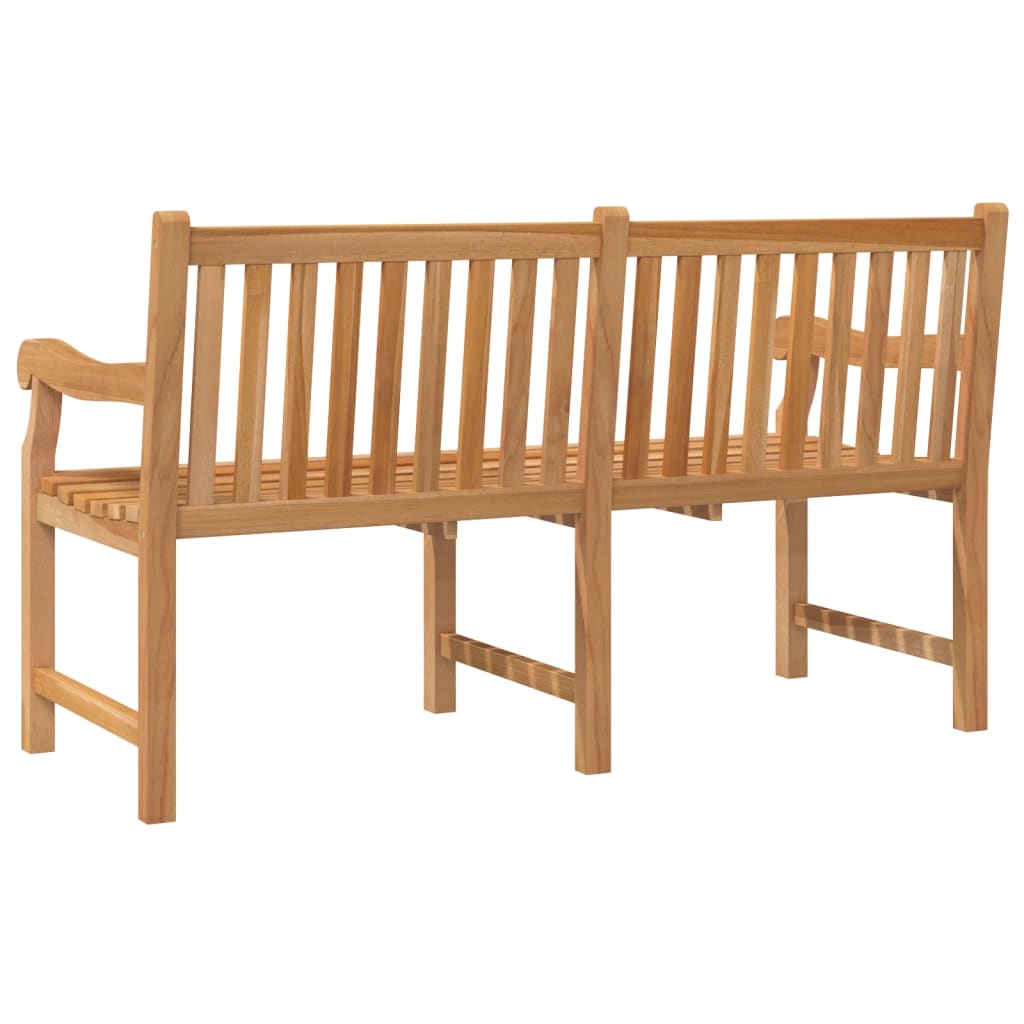 Gartenbank 150 cm Massivholz Teak