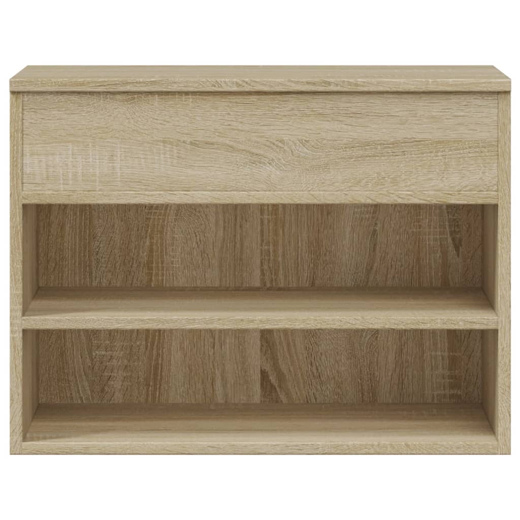 Schuhbank Sonoma-Eiche 60x30x45 cm Holzwerkstoff