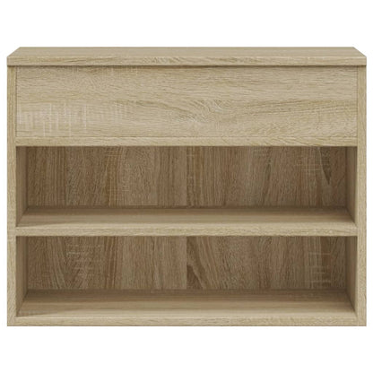 Schuhbank Sonoma-Eiche 60x30x45 cm Holzwerkstoff