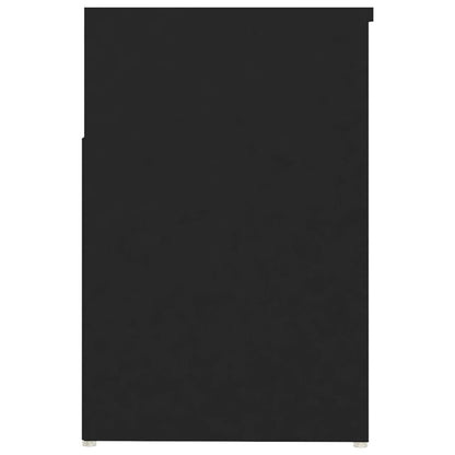 Schuhbank Schwarz 80x30x45 cm Holzwerkstoff