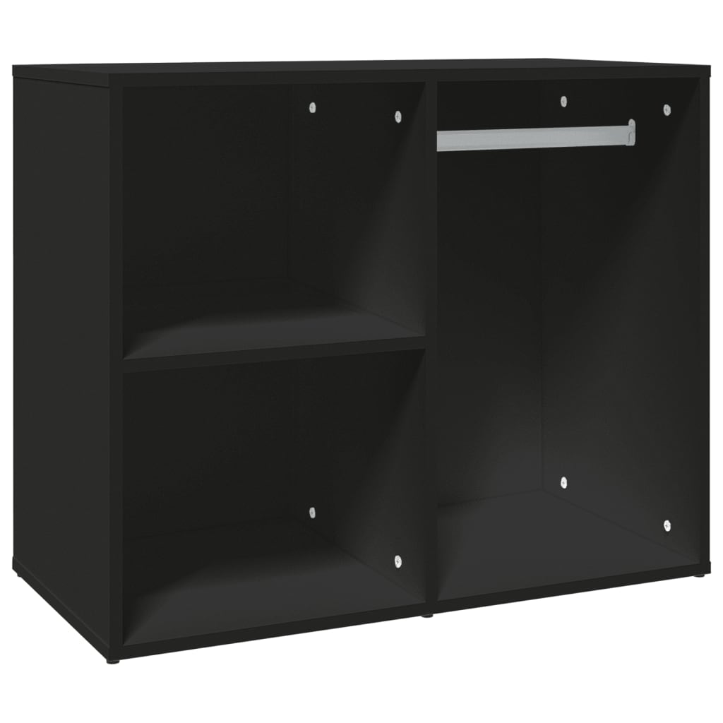 Regal für Schminktisch Schwarz 80x40x65 cm Holzwerkstoff