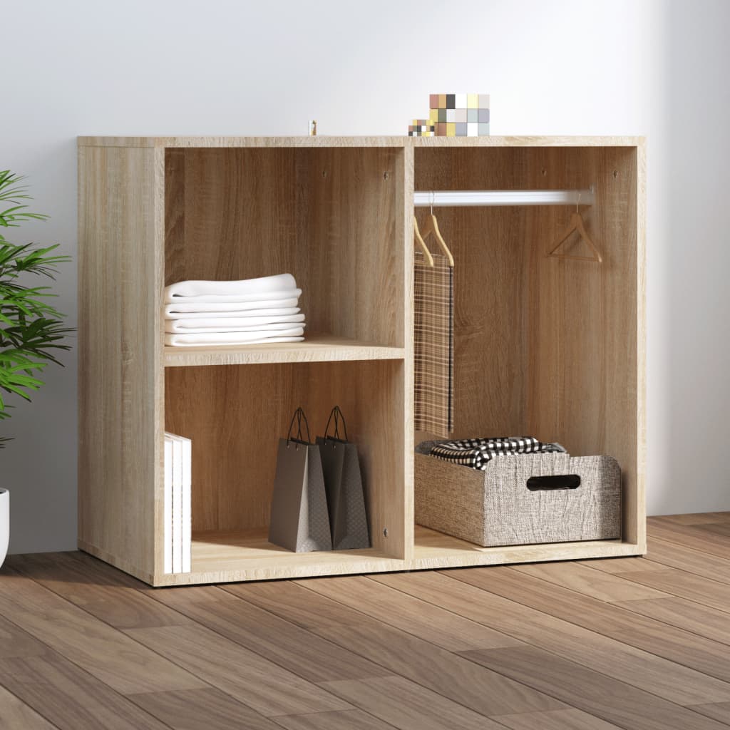 Regal für Schminktisch Sonoma-Eiche 80x40x65 cm Holzwerkstoff