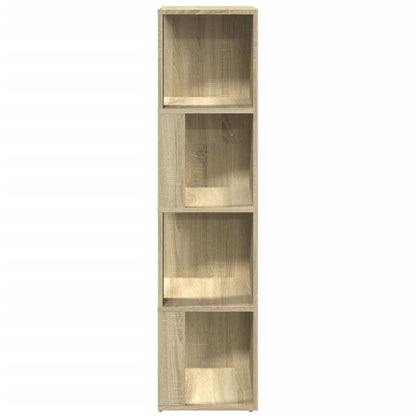 Eckregal Sonoma-Eiche 33x33x132 cm Holzwerkstoff