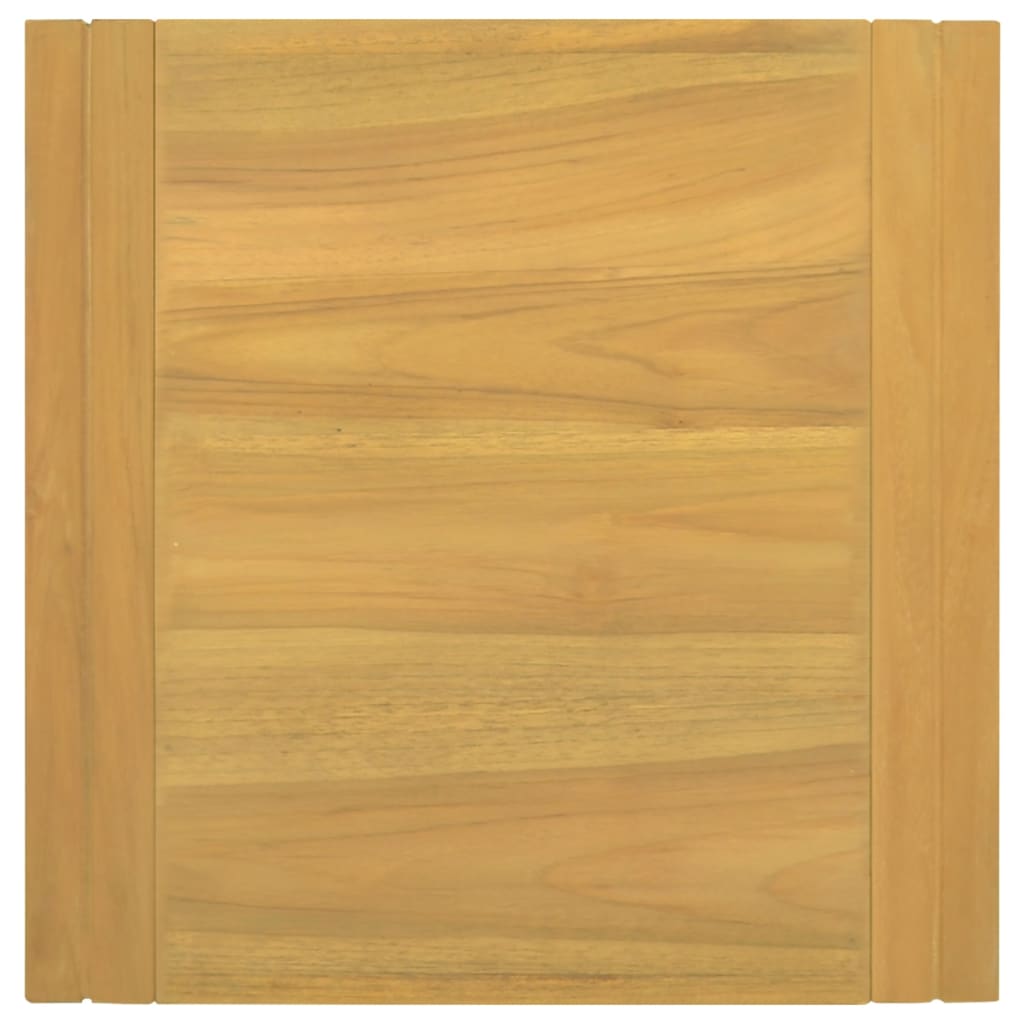 Wand-Badregal 45x45x35 cm Massivholz Teak