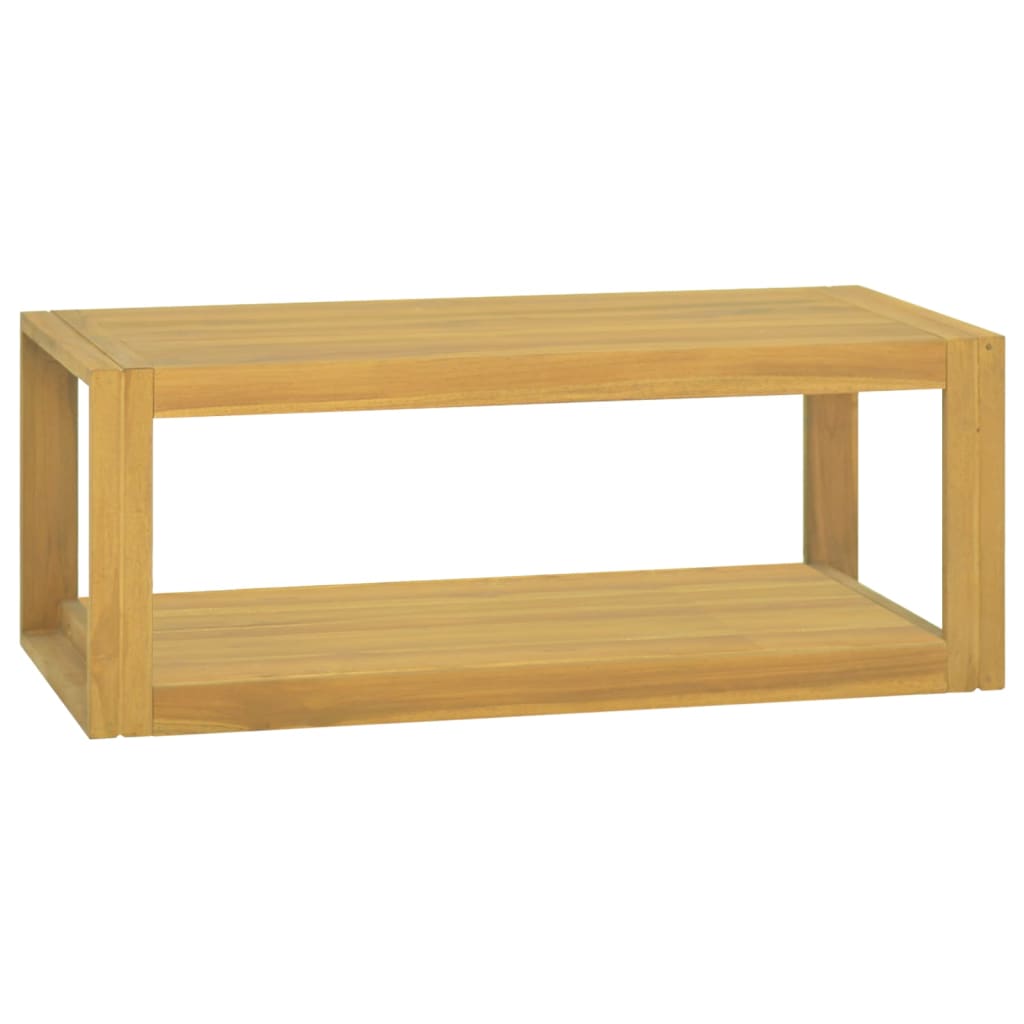 Wand-Badregal 90x45x35 cm Massivholz Teak