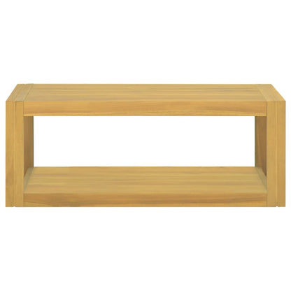 Wand-Badregal 90x45x35 cm Massivholz Teak