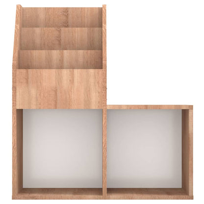 Kinder-Bücherregal Sonoma-Eiche 71x30x78,5 cm Holzwerkstoff