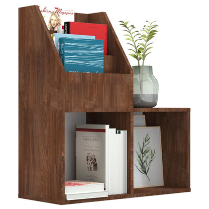 Kinder-Bücherregal Braun Eiche 71x30x78,5 cm Holzwerkstoff