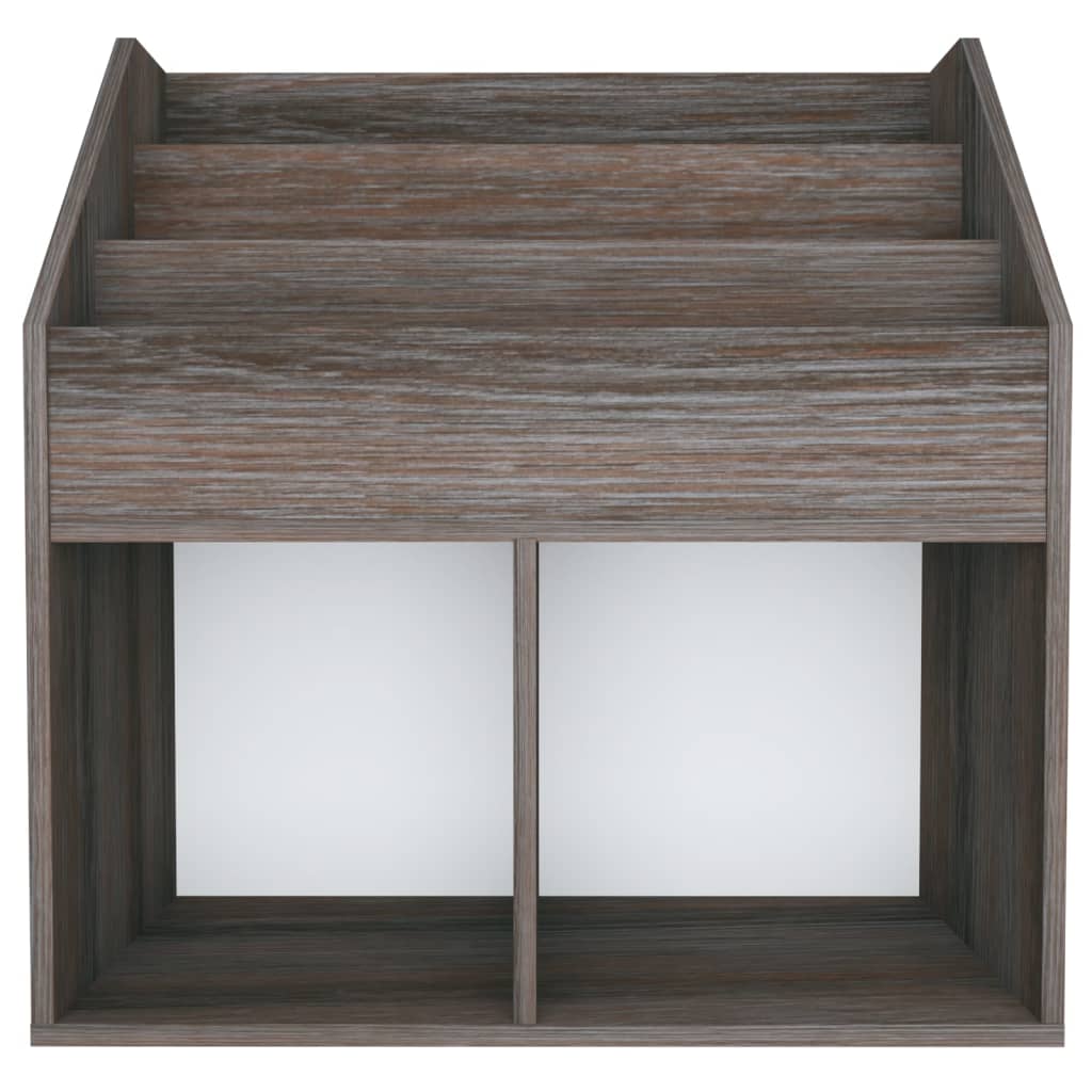 Kinder-Bücherregal Grau Sonoma-Eiche 71x30x78,5cm Holzwerkstoff