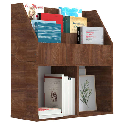 Kinder-Bücherregal Braun Eiche 71x30x78,5 cm Holzwerkstoff