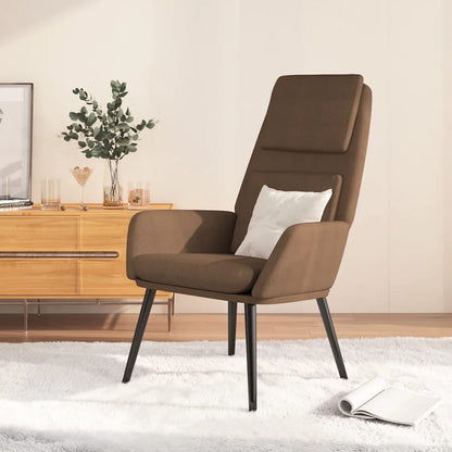 Relaxsessel Braun Stoff