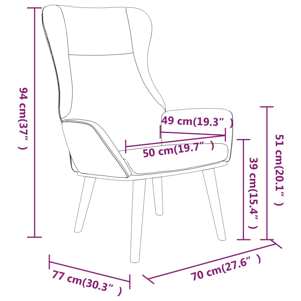 Relaxsessel Braun Stoff