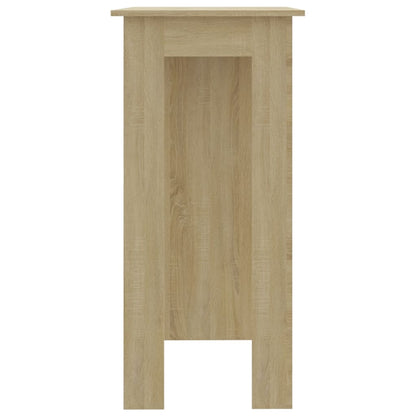 Bartisch mit Regal Sonoma-Eiche 102x50x103,5 cm Holzwerkstoff