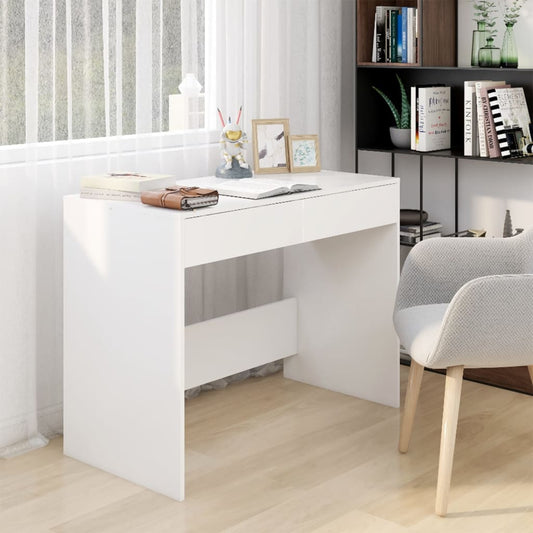 Schreibtisch Weiß 101x50x76,5 cm Holzwerkstoff