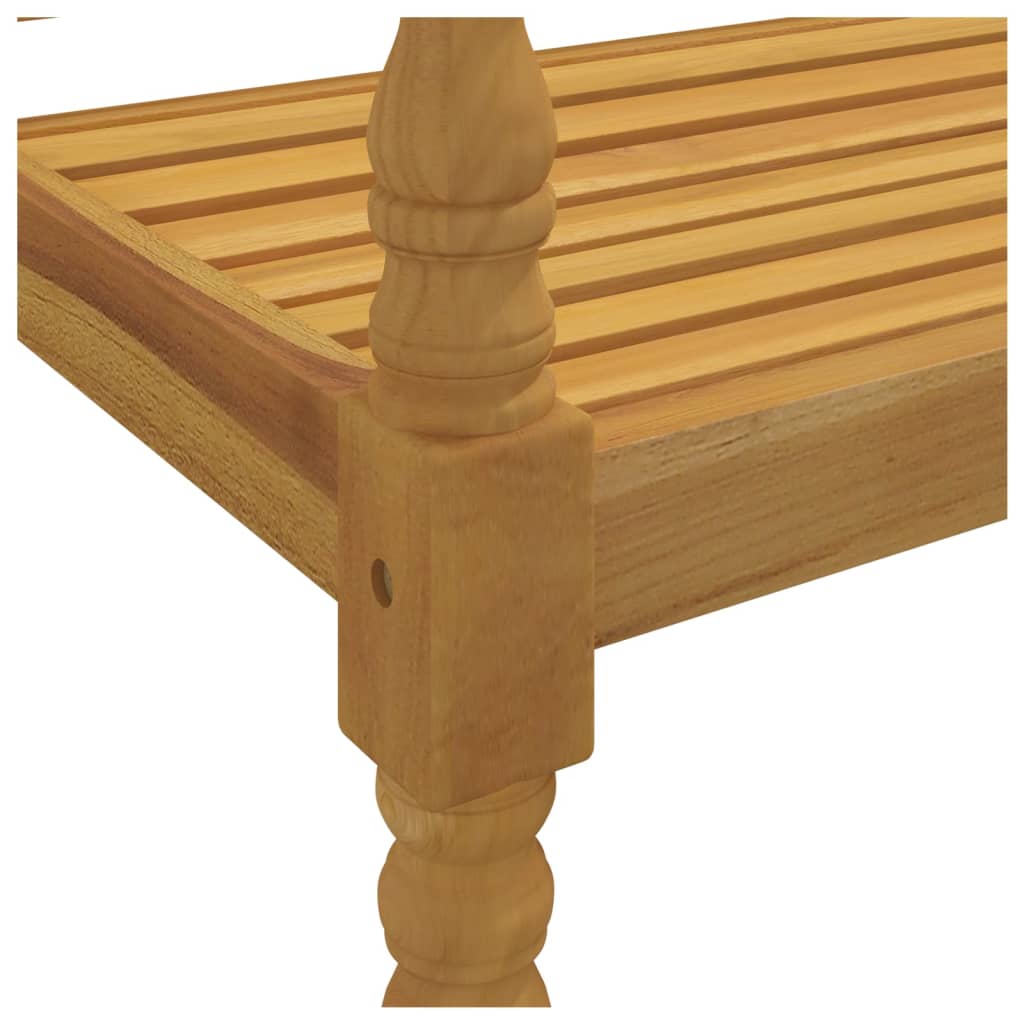 Batavia-Sitzbank 150 cm Massivholz Teak