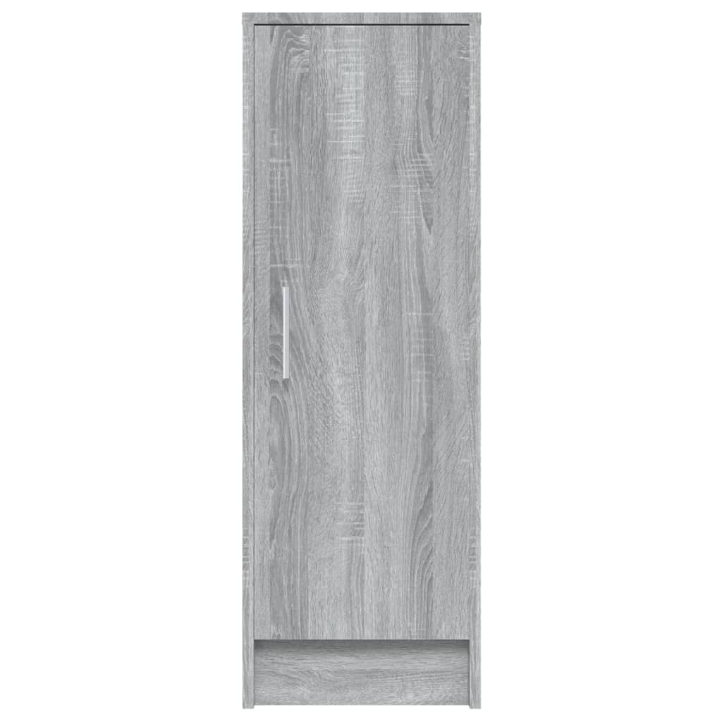 Schuhregal Grau Sonoma 32x35x92 cm Holzwerkstoff