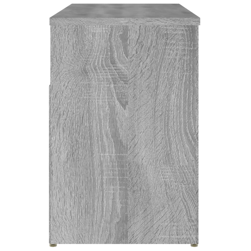 Schuhbank Grau Sonoma 80x30x45 cm Holzwerkstoff