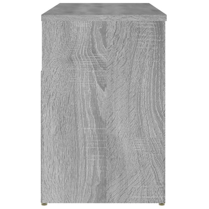 Schuhbank Grau Sonoma 80x30x45 cm Holzwerkstoff