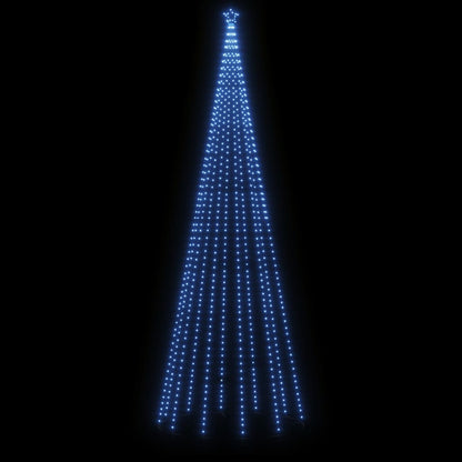 Weihnachtsbaum mit Erdnägeln Blau 732 LEDs 500 cm