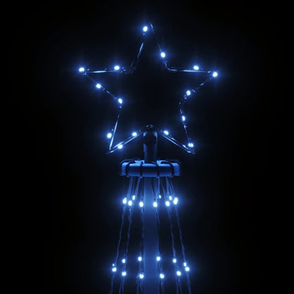 Weihnachtsbaum mit Erdnägeln Blau 732 LEDs 500 cm