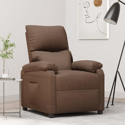 Relaxsessel Braun Stoff