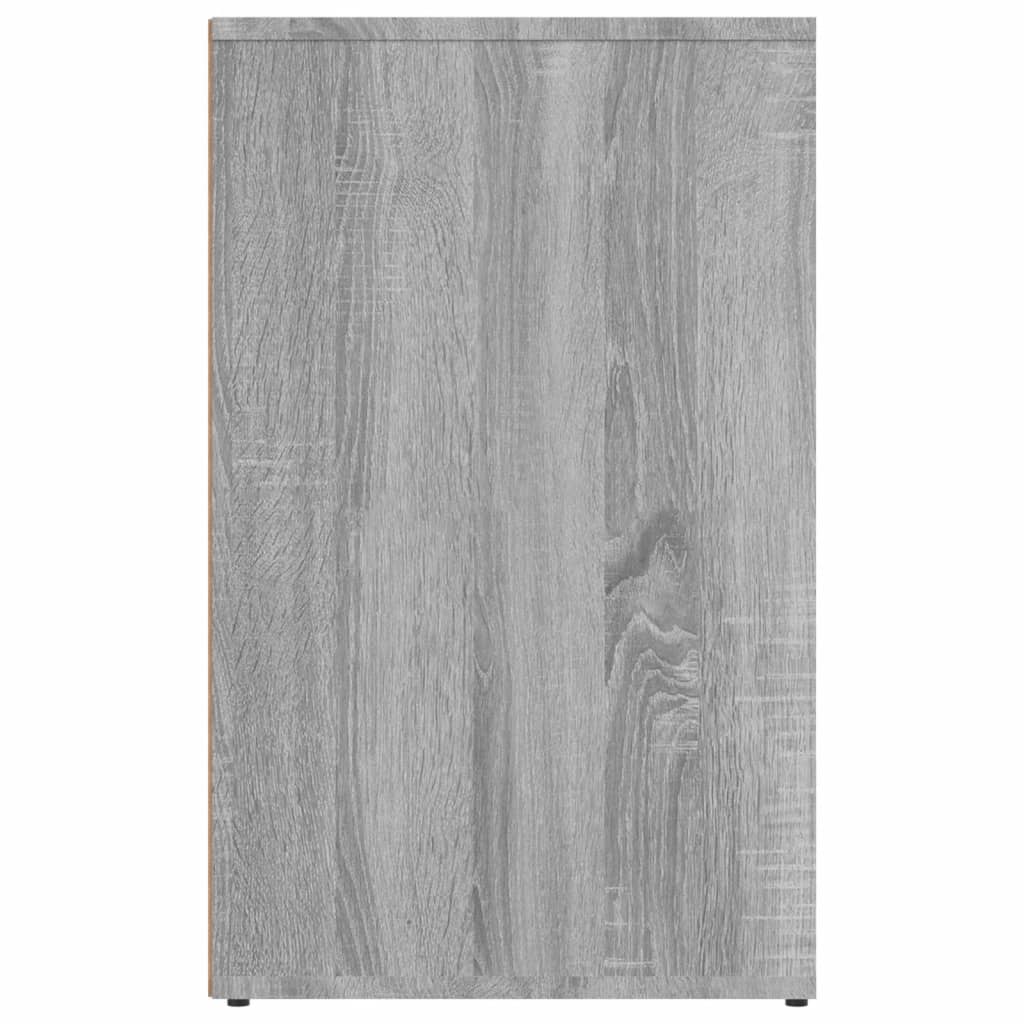 Regal für Schminktisch Grau Sonoma 80x40x65 cm Holzwerkstoff