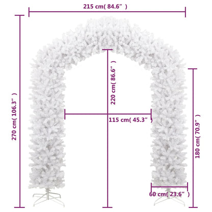 Weihnachtsgirlande Weiß 270 cm