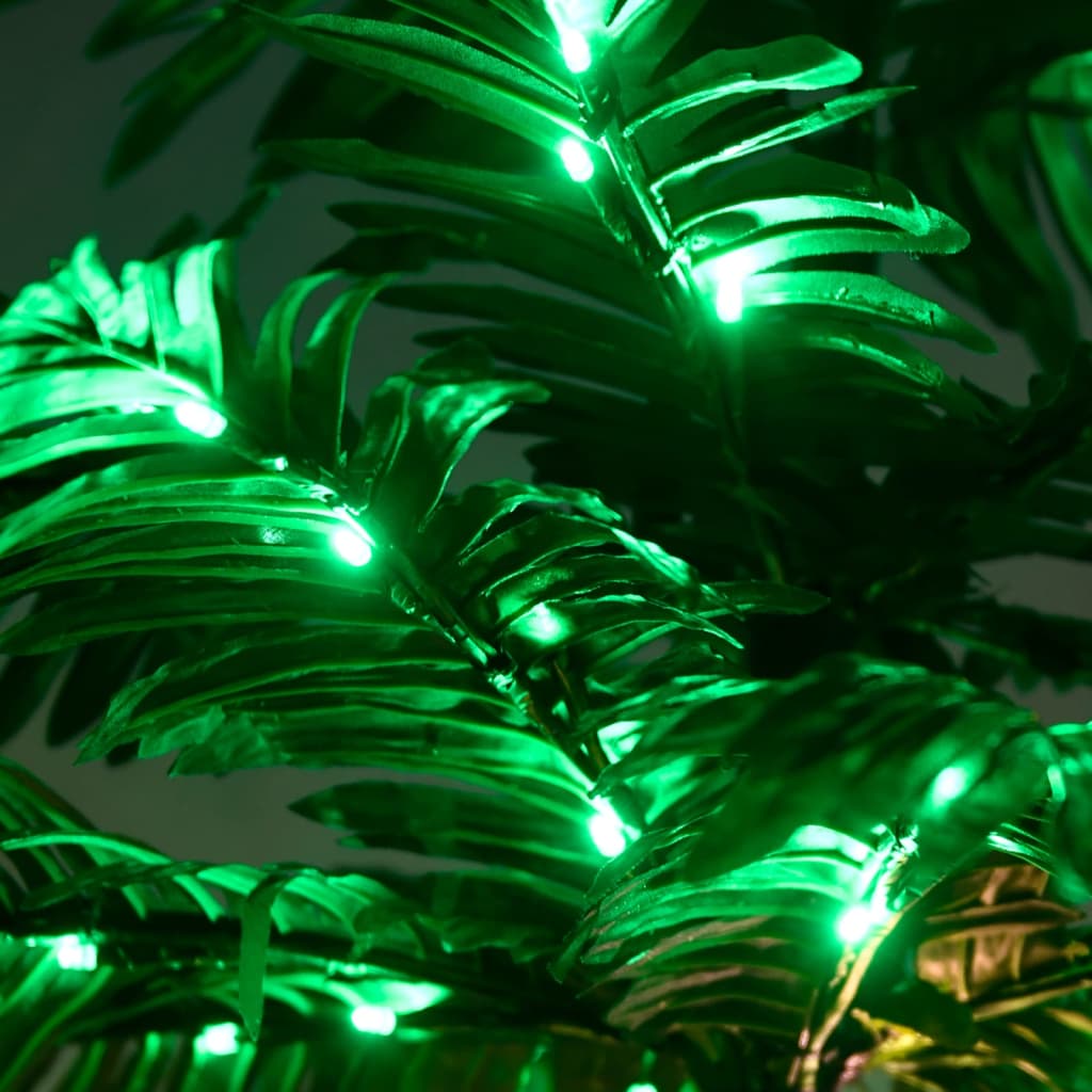 Künstliche Palme LED Warmweiß 72 LEDs 120 cm