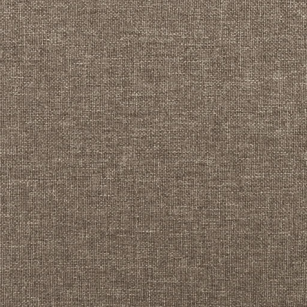 Taschenfederkernmatratze Taupe 90x200x20 cm Stoff