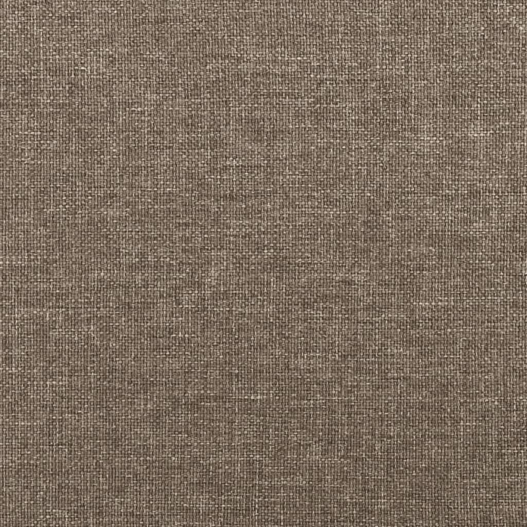 Taschenfederkernmatratze Taupe 100x200x20 cm Stoff