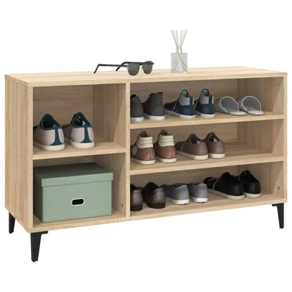 Schuhregal Sonoma-Eiche 102x36x60 cm Holzwerkstoff