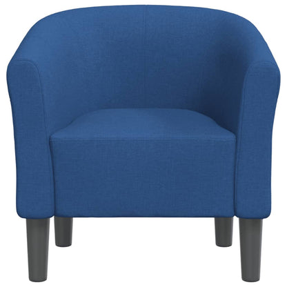 Clubsessel Blau Stoff