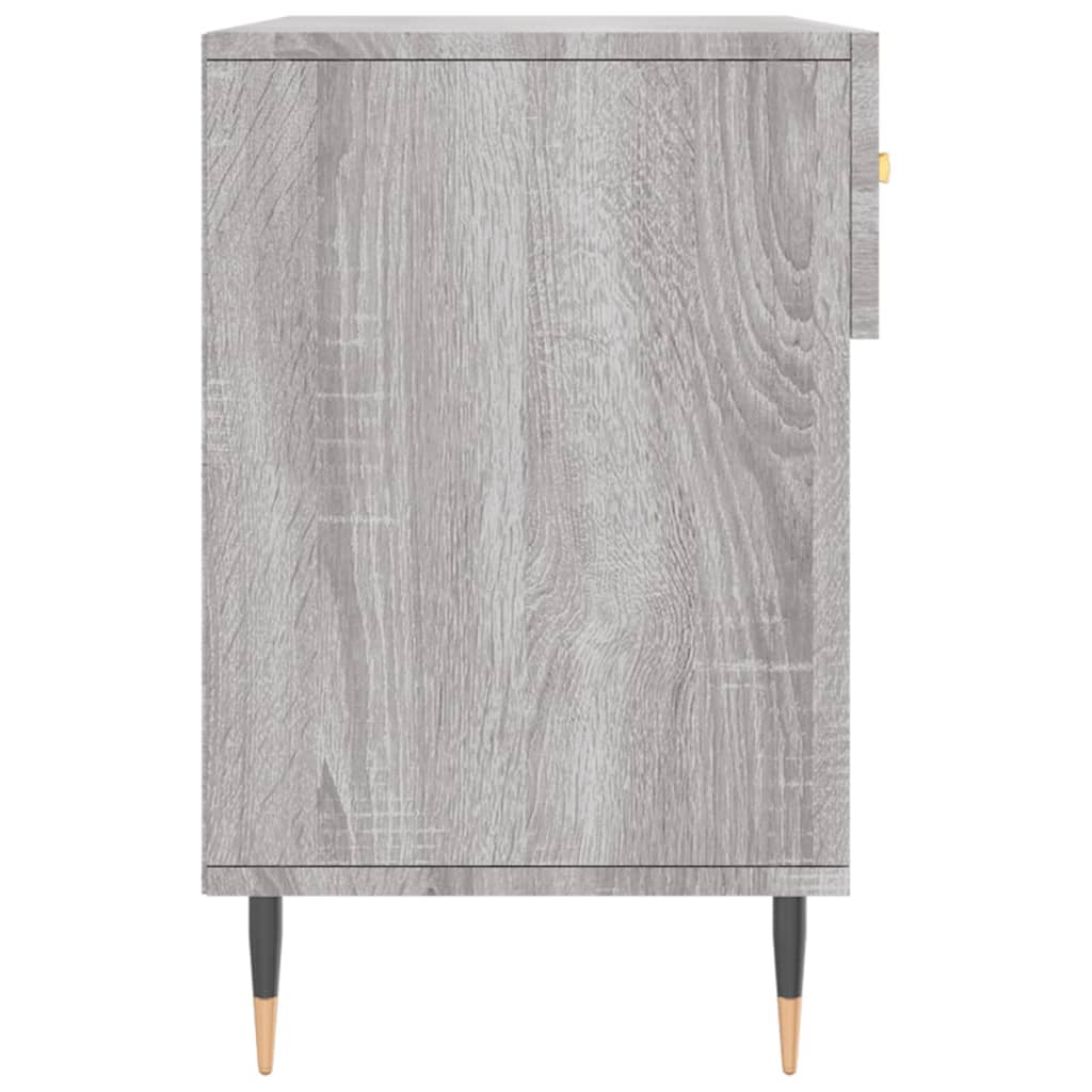 Schuhbank Grau Sonoma 102x35x55 cm Holzwerkstoff