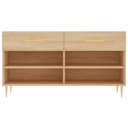 Schuhbank Sonoma-Eiche 102x35x55 cm Holzwerkstoff