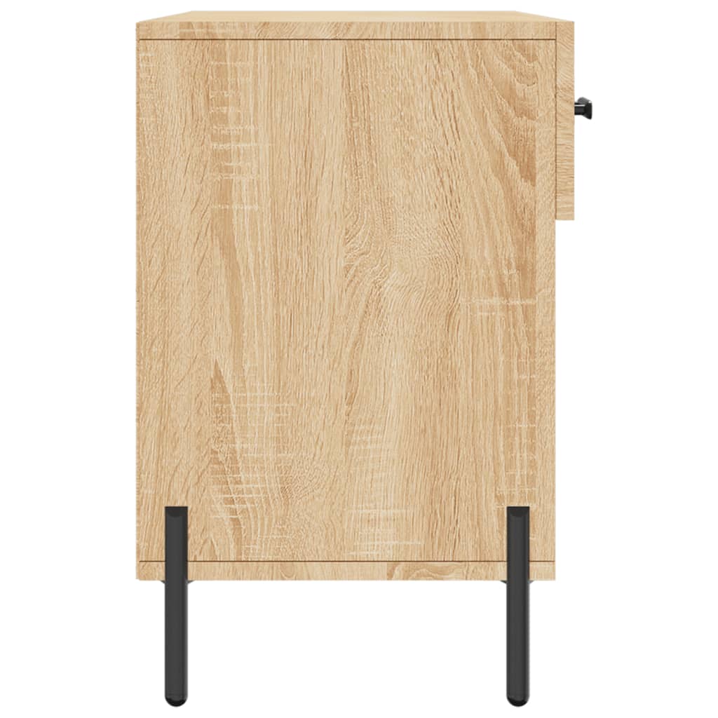 Schuhbank Sonoma-Eiche 102x35x55 cm Holzwerkstoff