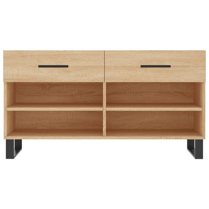 Schuhbank Sonoma-Eiche 102x35x55 cm Holzwerkstoff