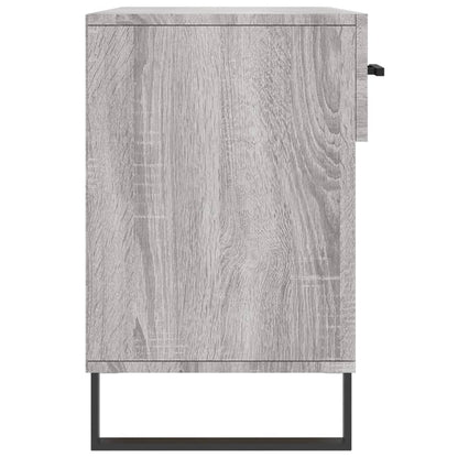 Schuhbank Grau Sonoma 102x35x55 cm Holzwerkstoff