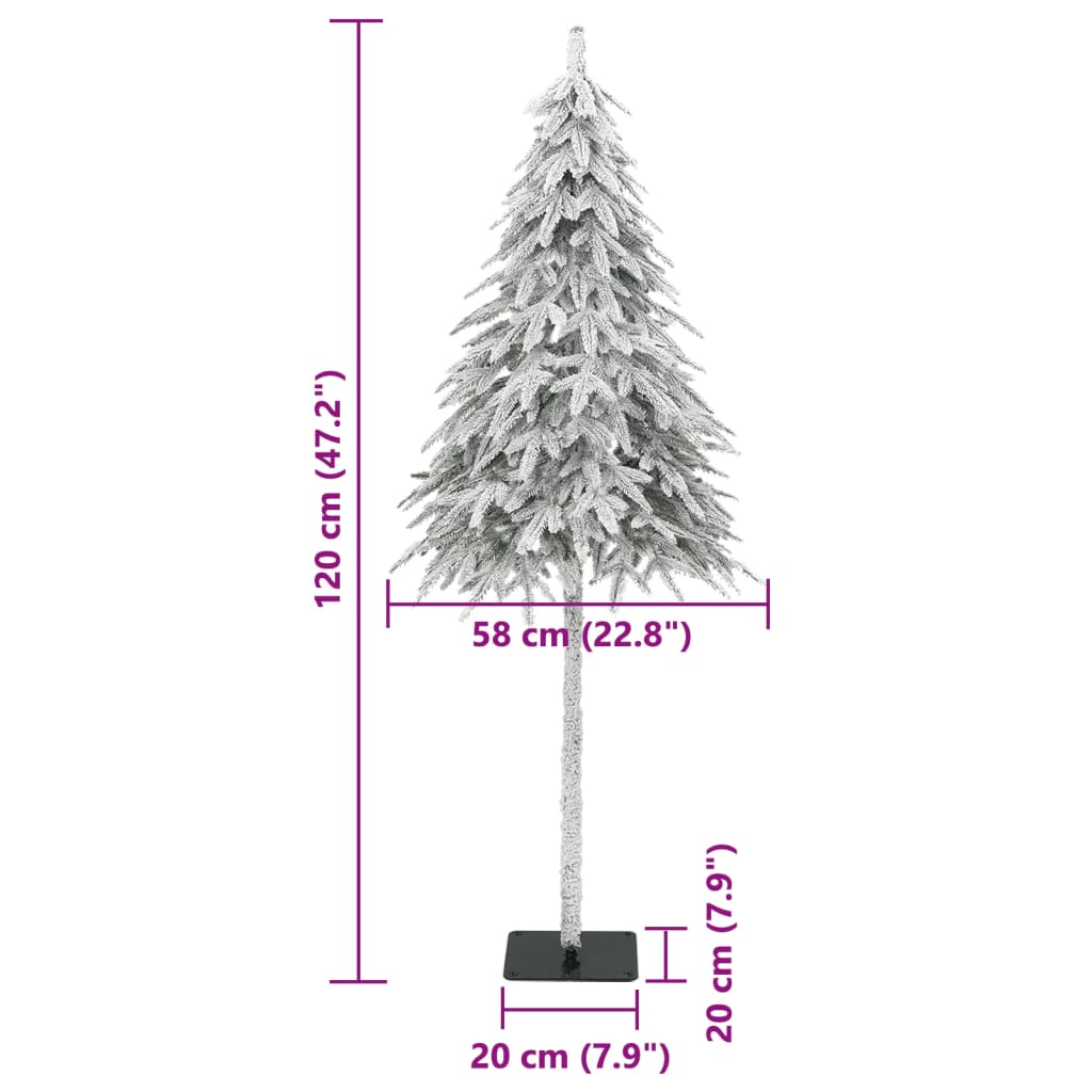 Künstlicher Weihnachtsbaum Beschneit 120 cm