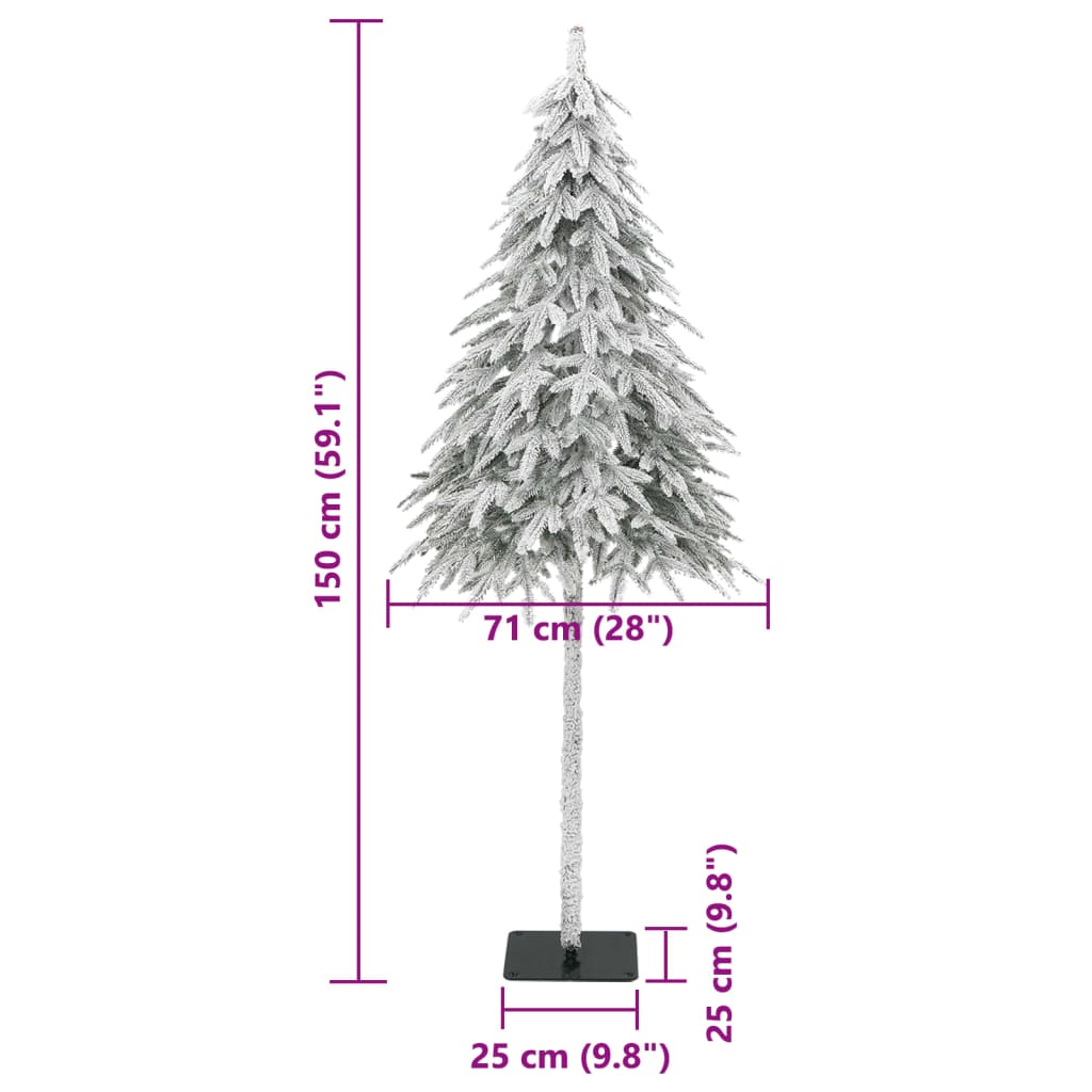 Künstlicher Weihnachtsbaum Beschneit 150 cm